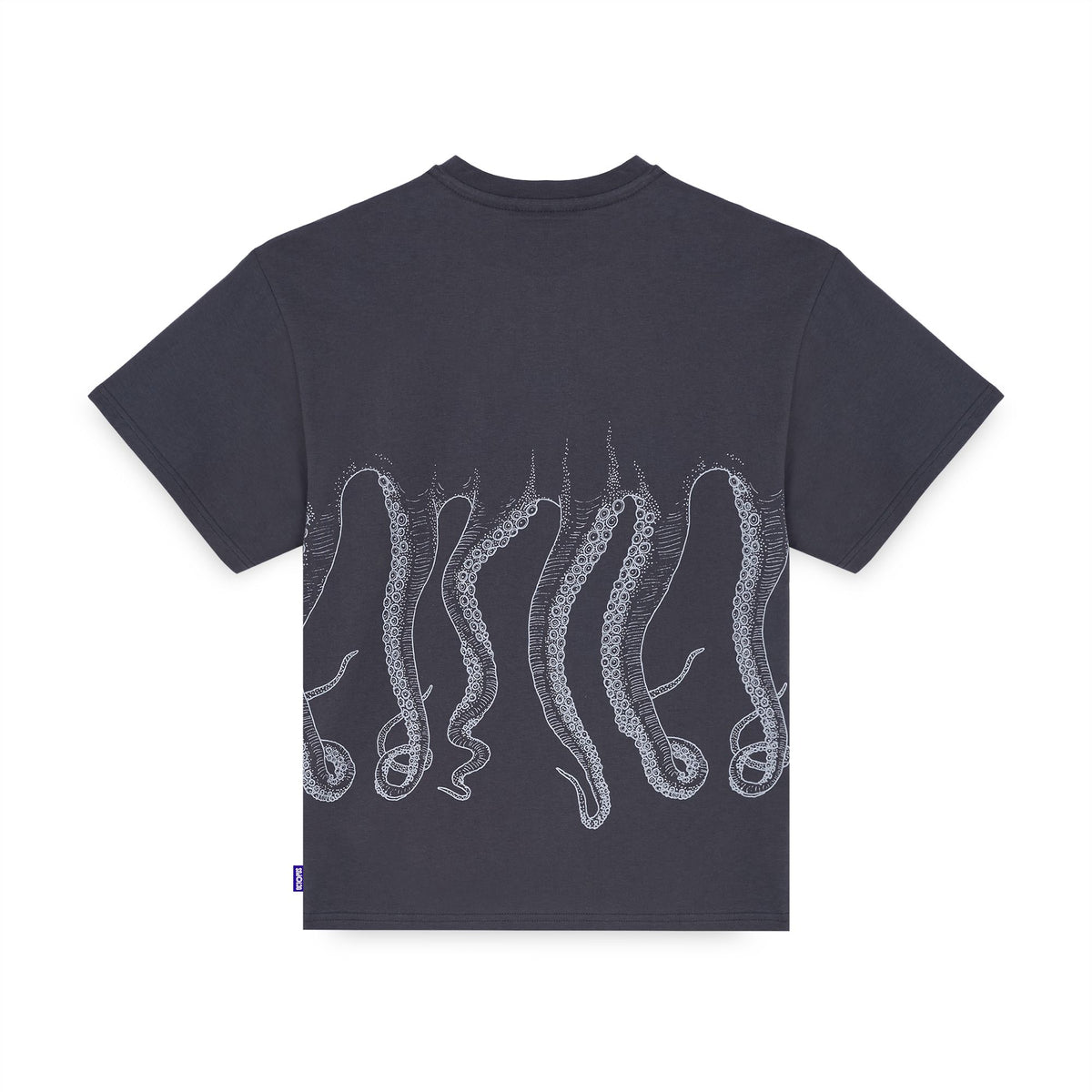 OCTOPUS OUTLINE TEE ASPHALT