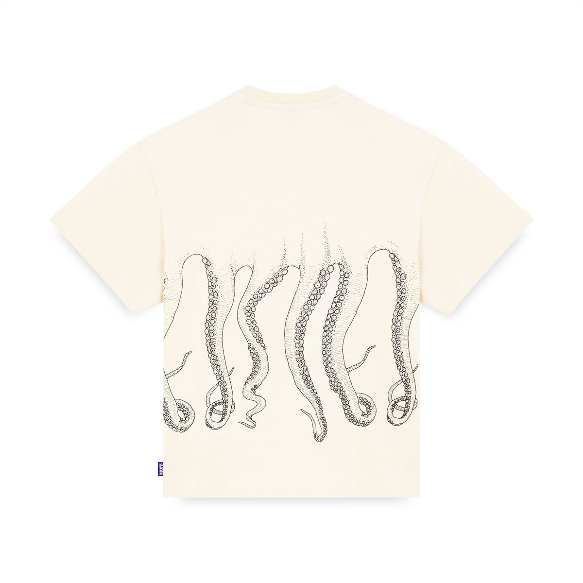 OCTOPUS OUTLINE TEE CREAM