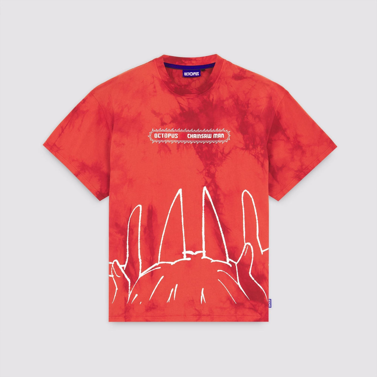 CHAINSAW MAN OCTOPUS POWER HORNS TEE MARBLE RED