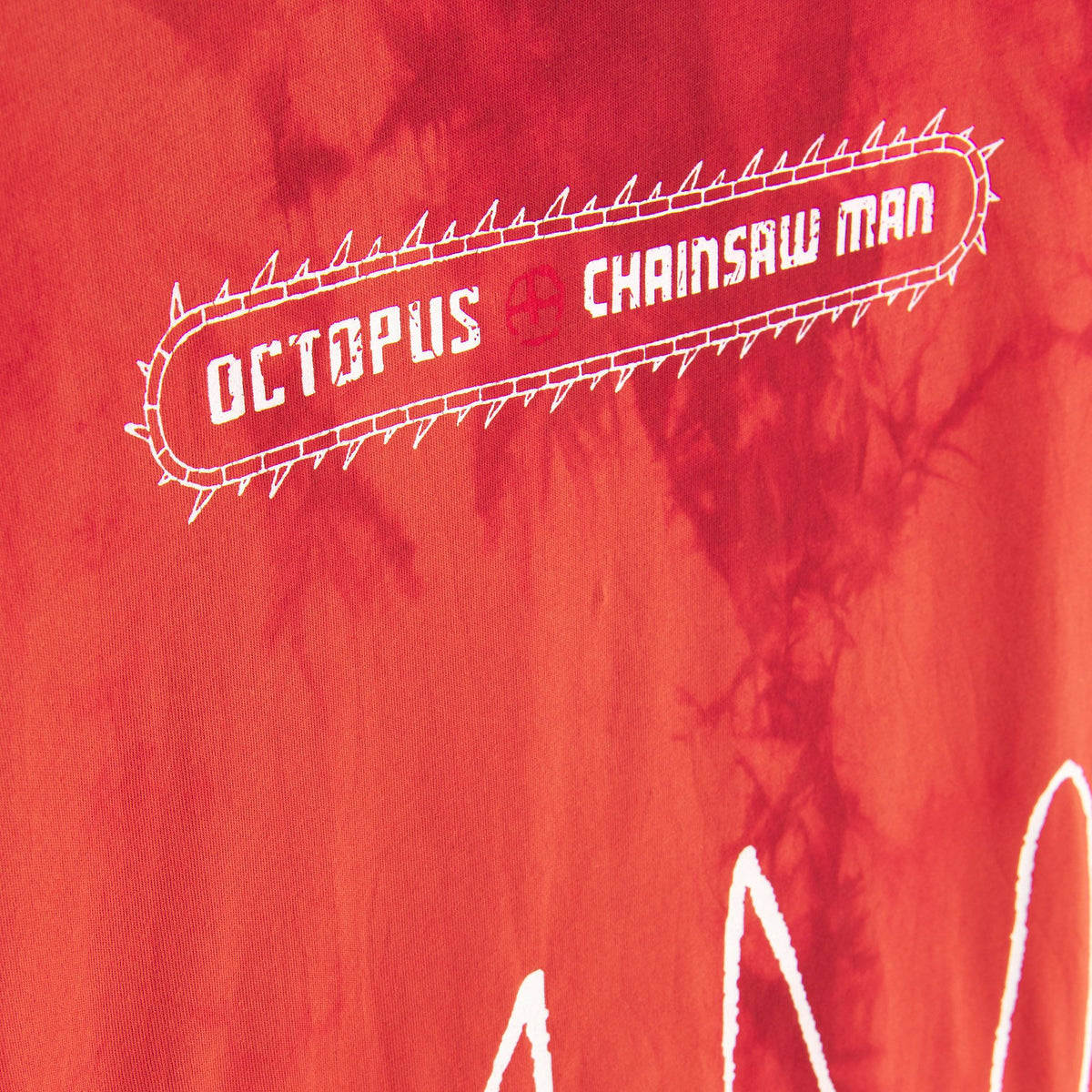 CHAINSAW MAN OCTOPUS POWER HORNS TEE MARBLE RED