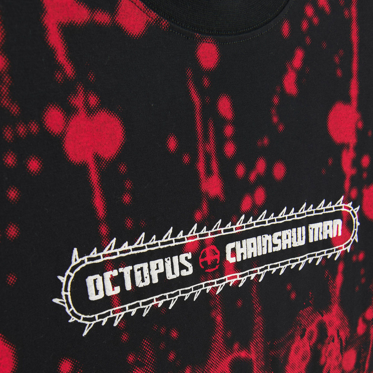 CHAINSAW MAN OCTOPUS EASY REVENGE TEE BLACK