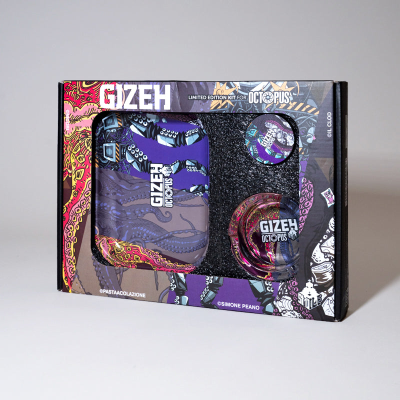 Gizeh Octopus Smoking Kit Multicolor