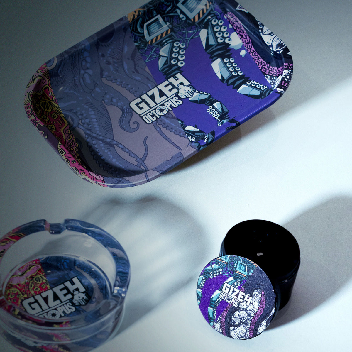 Gizeh Octopus Smoking Kit Multicolor