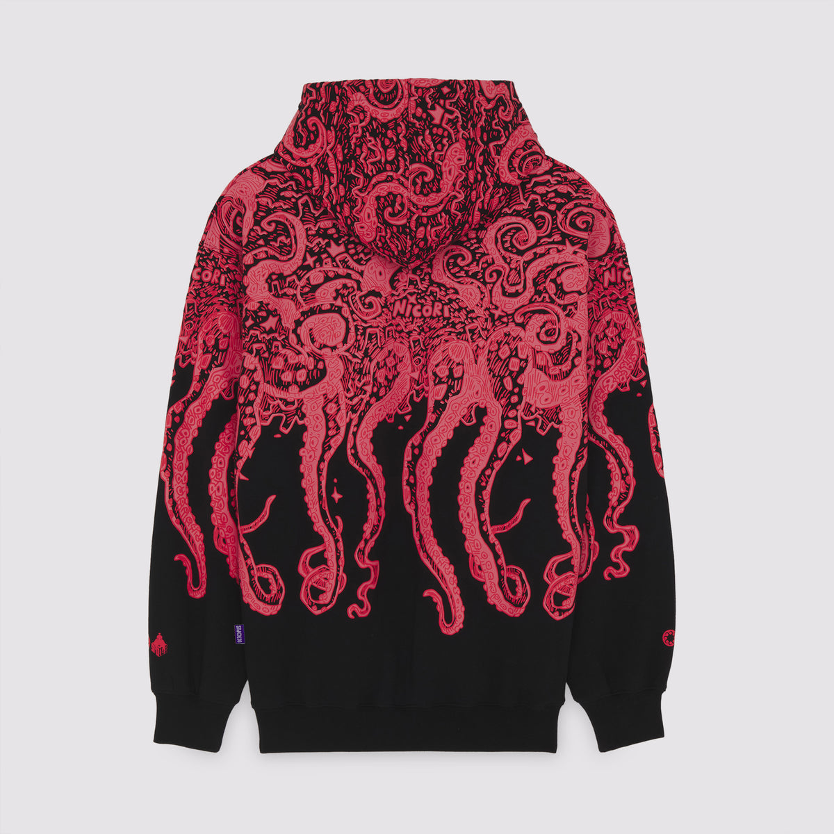 Nicori Octopus Hoodie Black