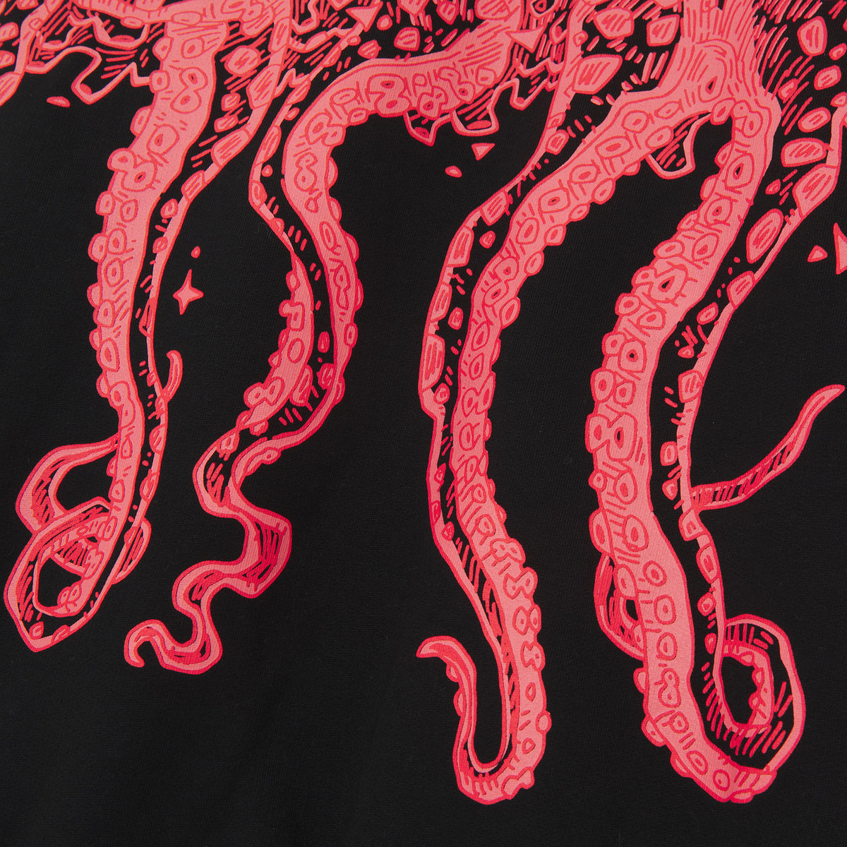 Nicori Octopus Hoodie Black