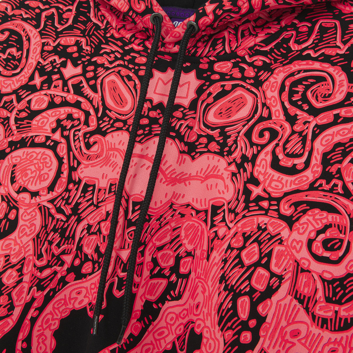 Nicori Octopus Hoodie Black