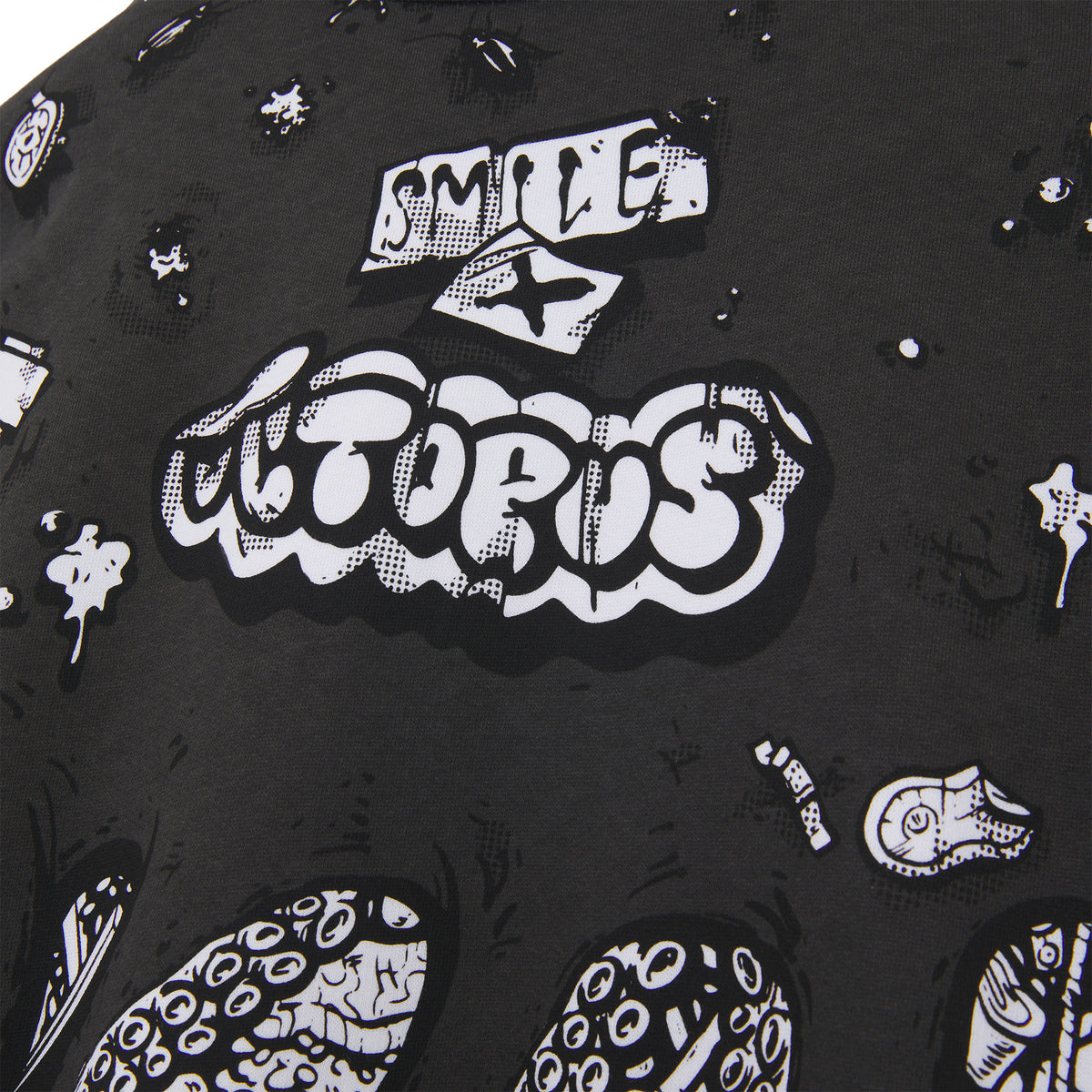 Il Clod Octopus Hoodie White