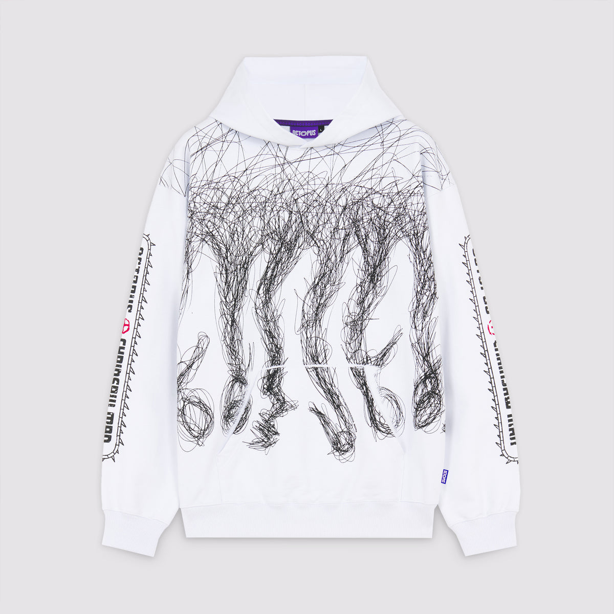 Chainsaw Man Octopus Dreams Hoodie White
