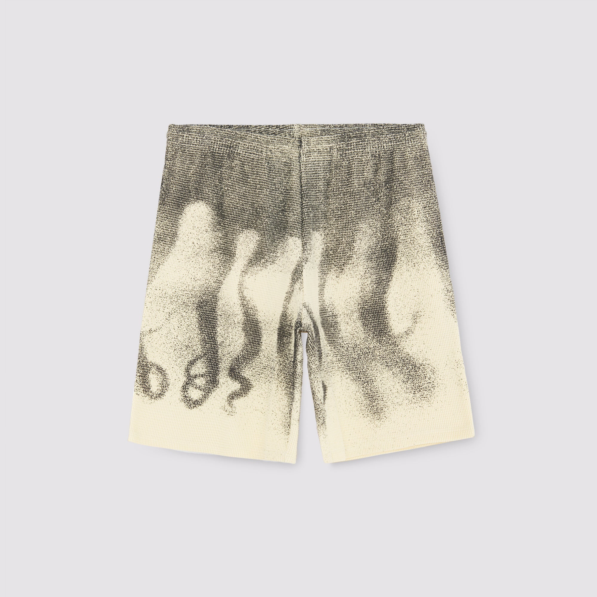 Octopus Faded Waffle Sweatshorts Ivory