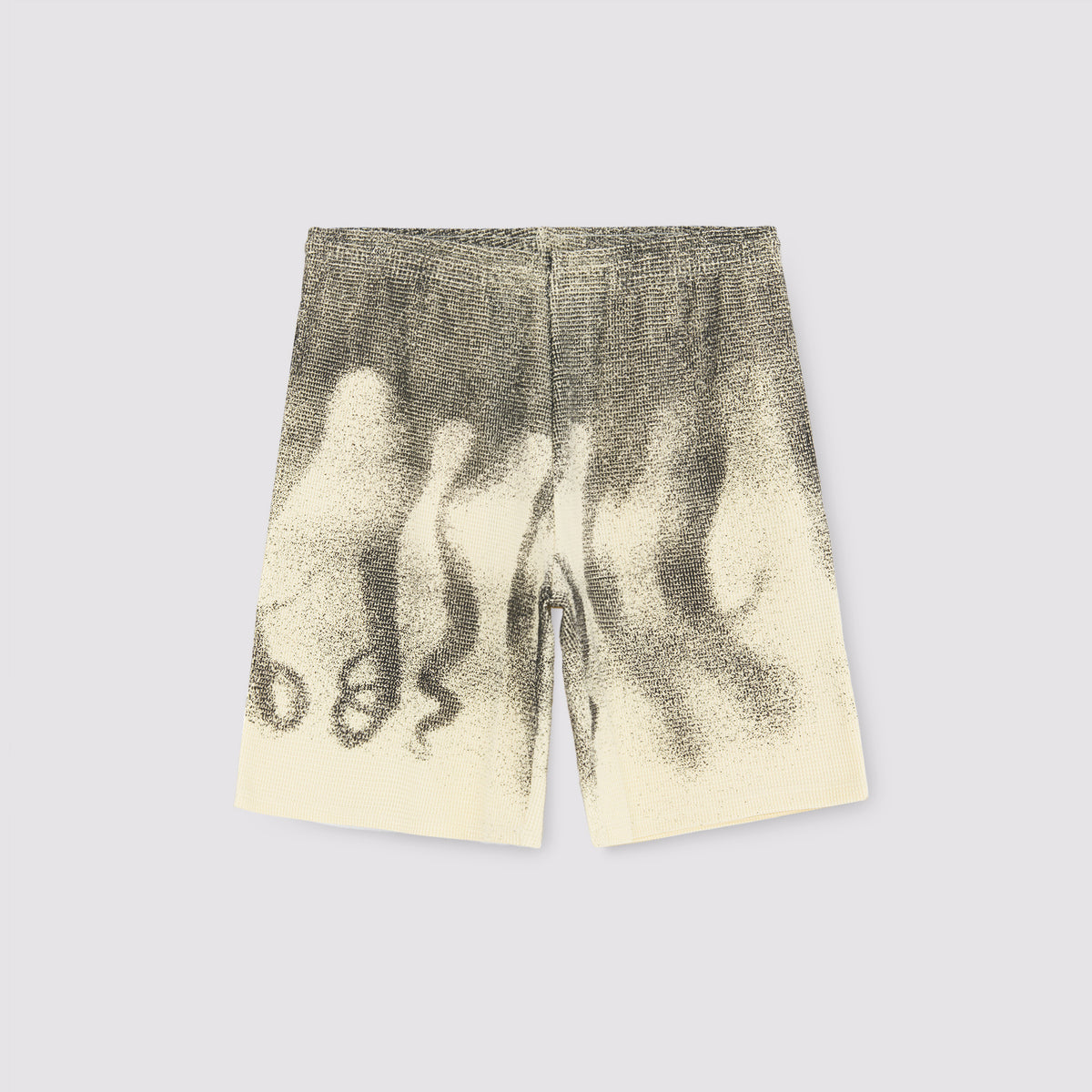 Octopus Faded Waffle Sweatshorts Ivory