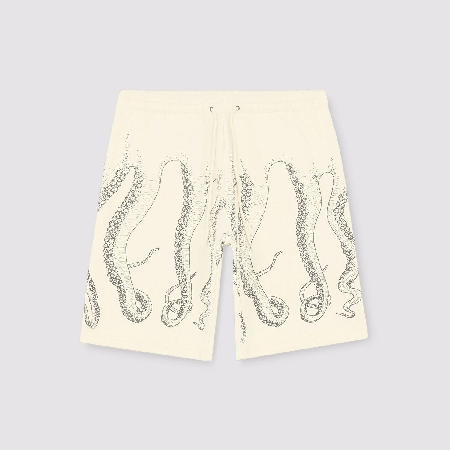 Octopus Outline Sweatshorts Ivory