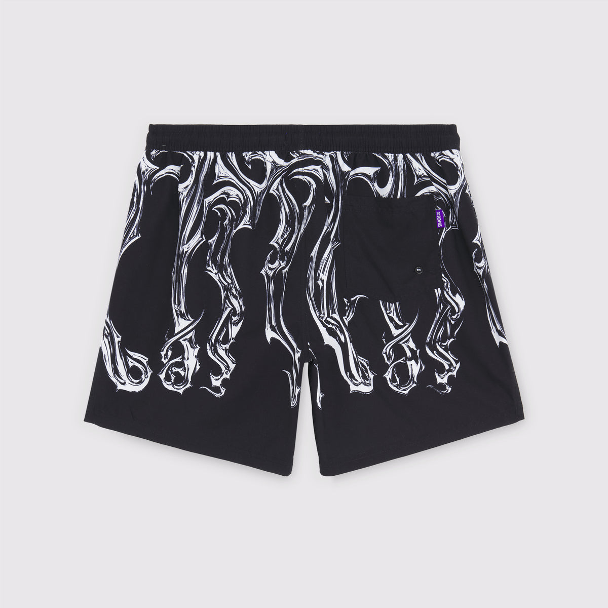 Octopus Tribal Blade Swimtrunk By Luca Devinu Black