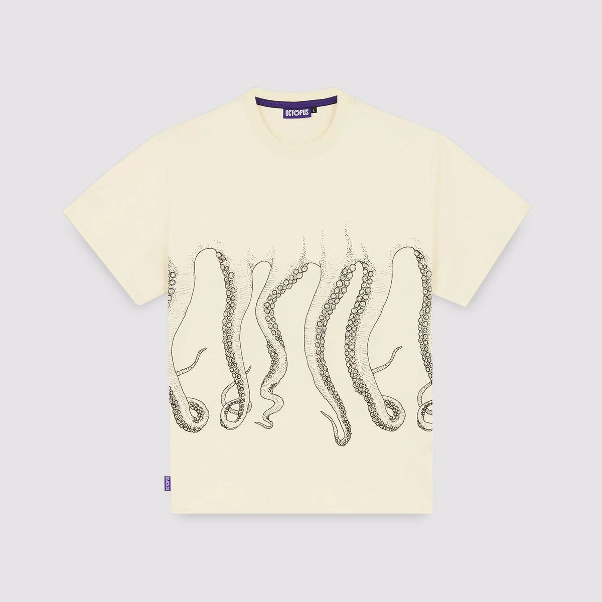 Octopus Outline Tee Ivory