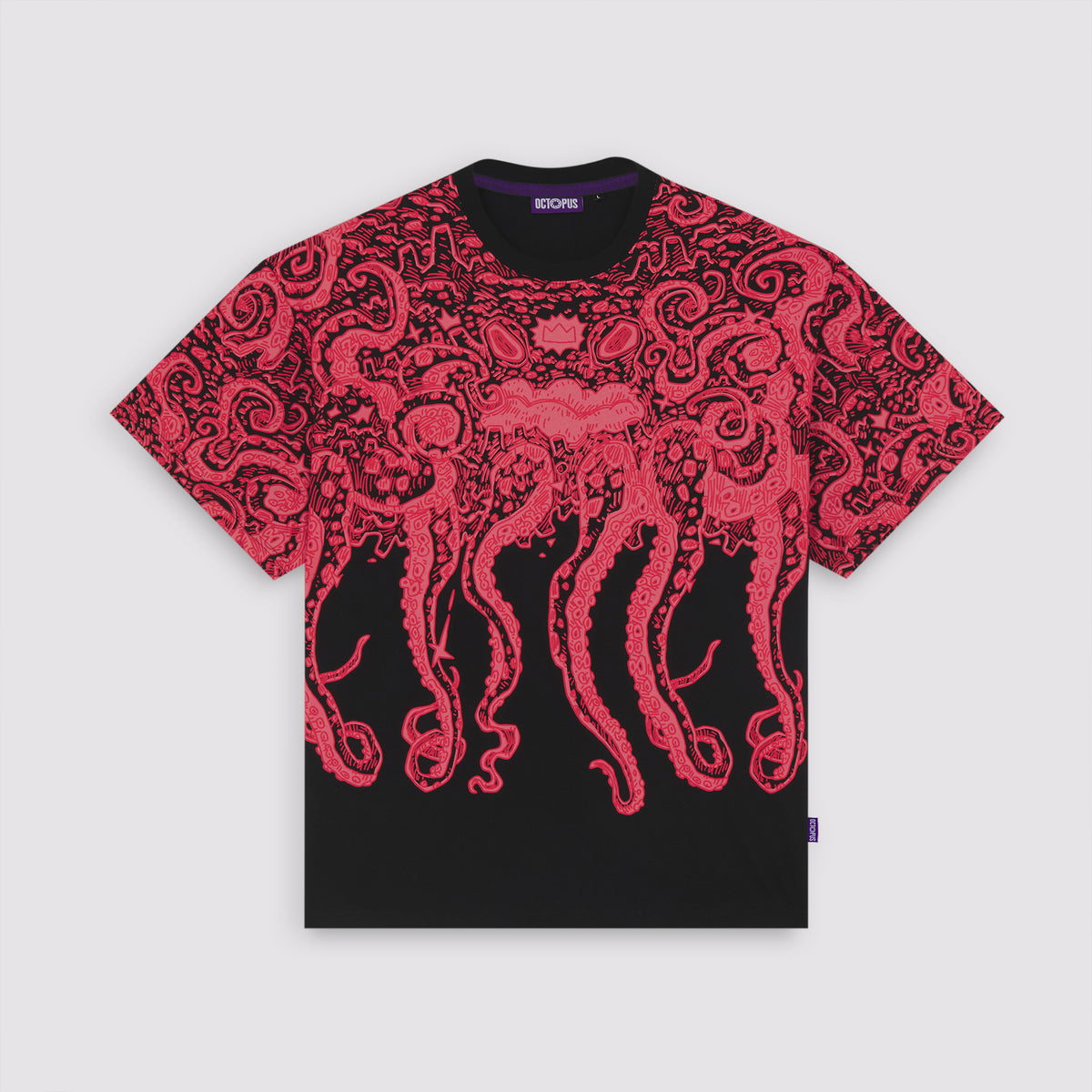 Nicori Octopus Tee Black
