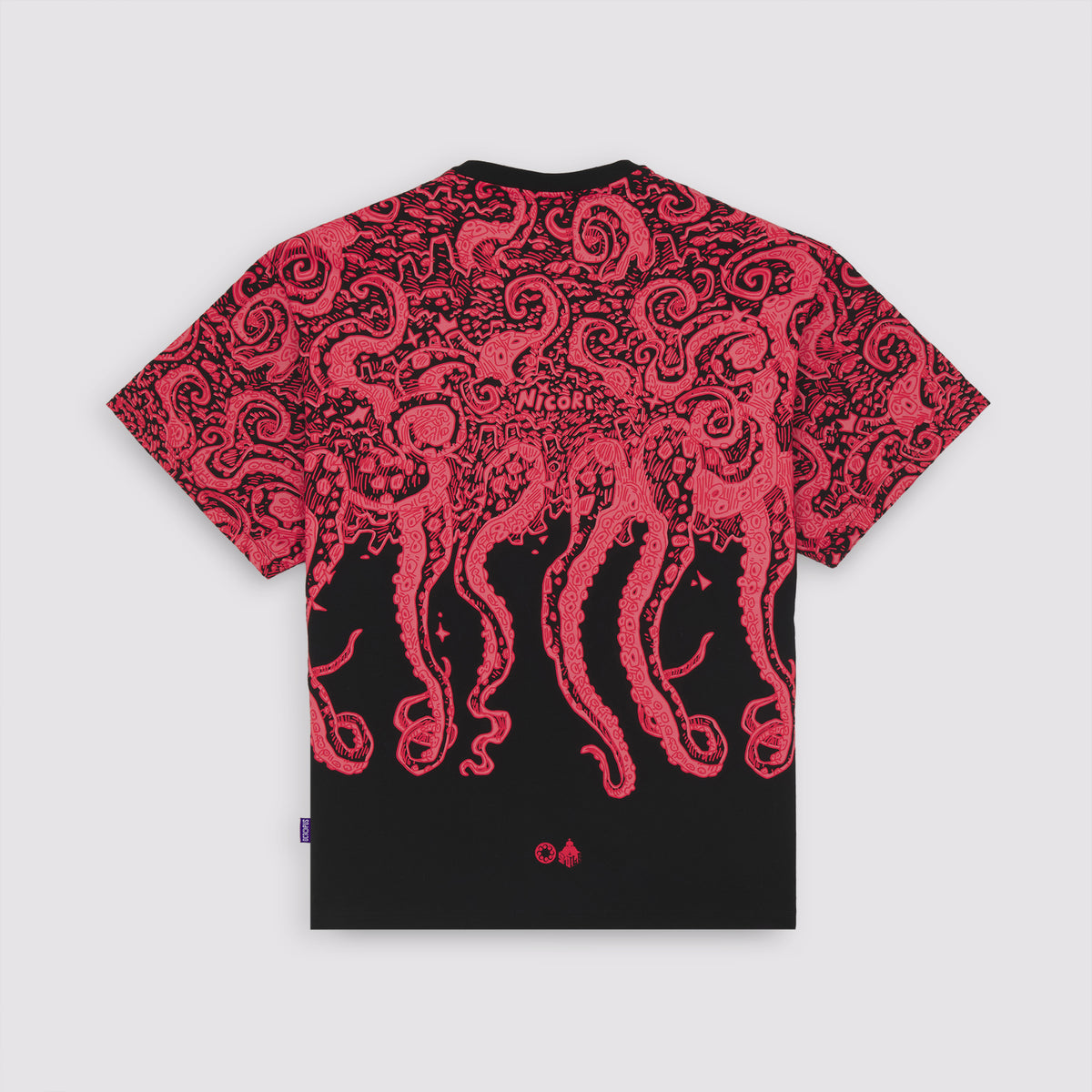 Nicori Octopus Tee Black