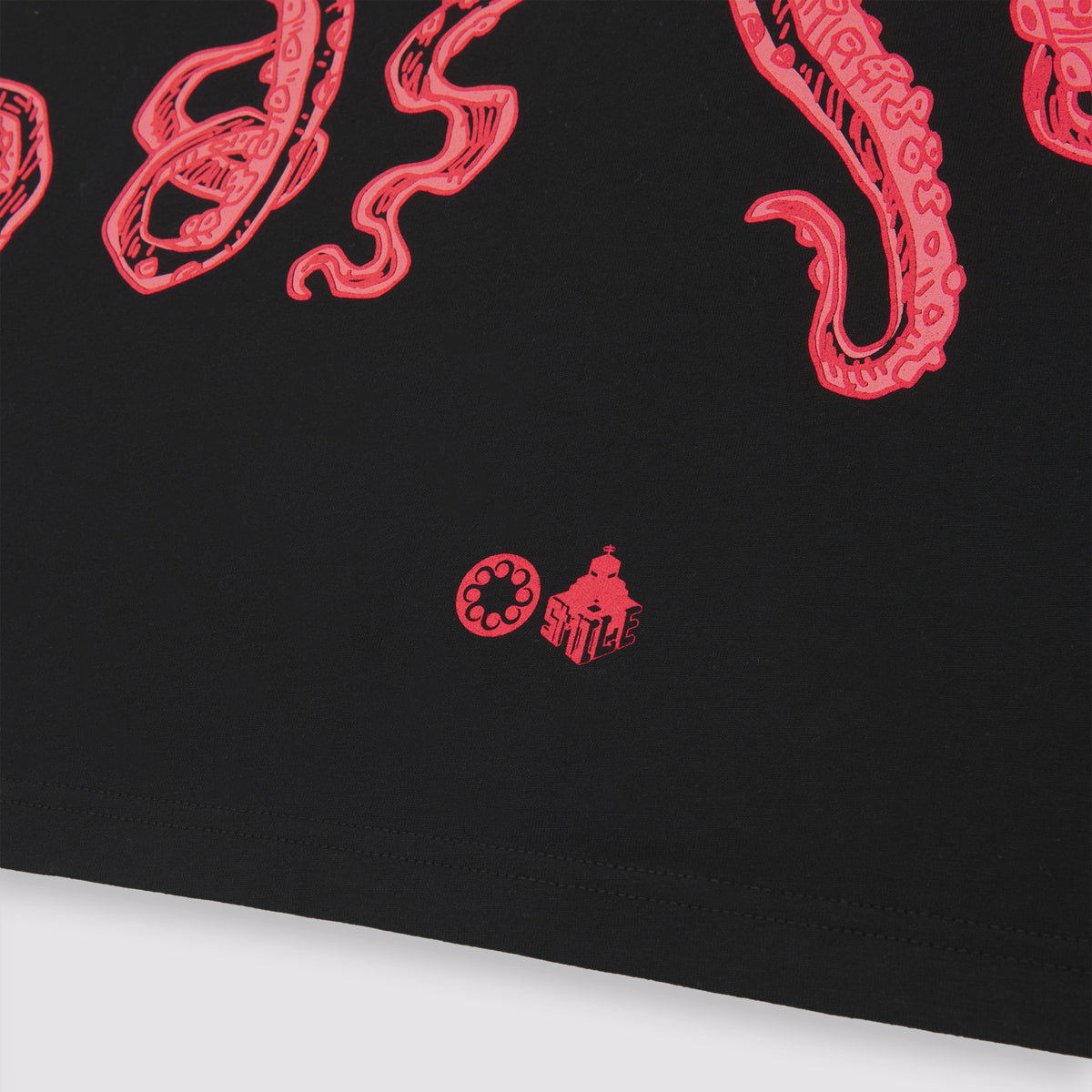 Nicori Octopus Tee Black
