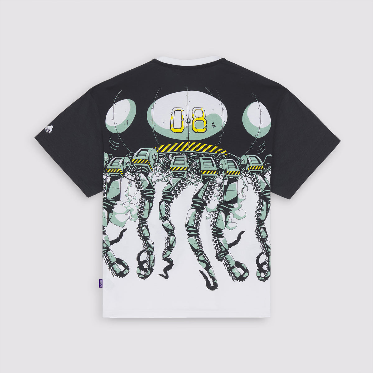 Simone Peano Octopus Tee White