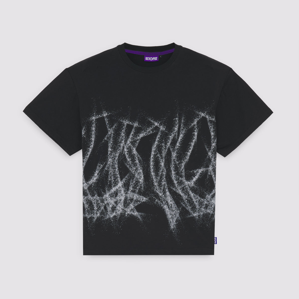 Octopus Futurism Tee Black