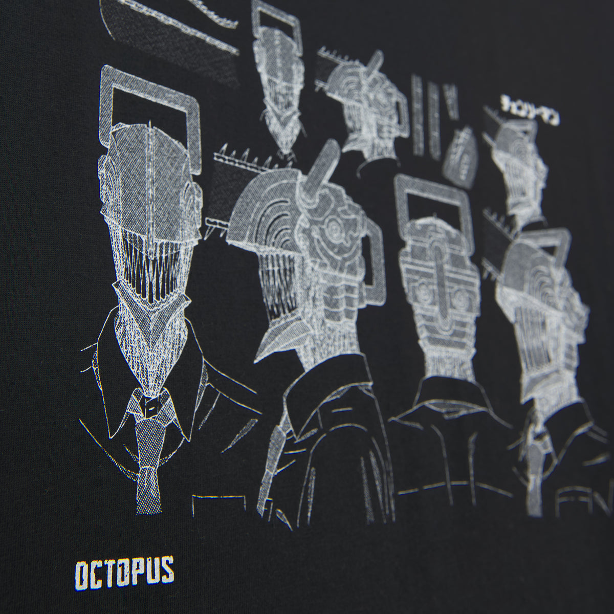 Chainsaw Man Octopus Setting Tee Black