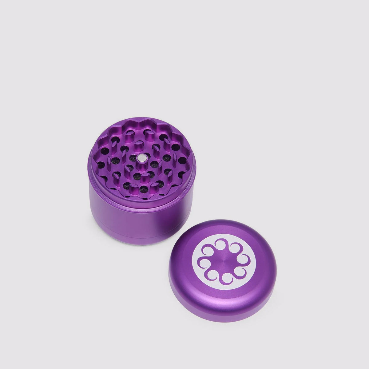 Logo Metal Grinder Purple