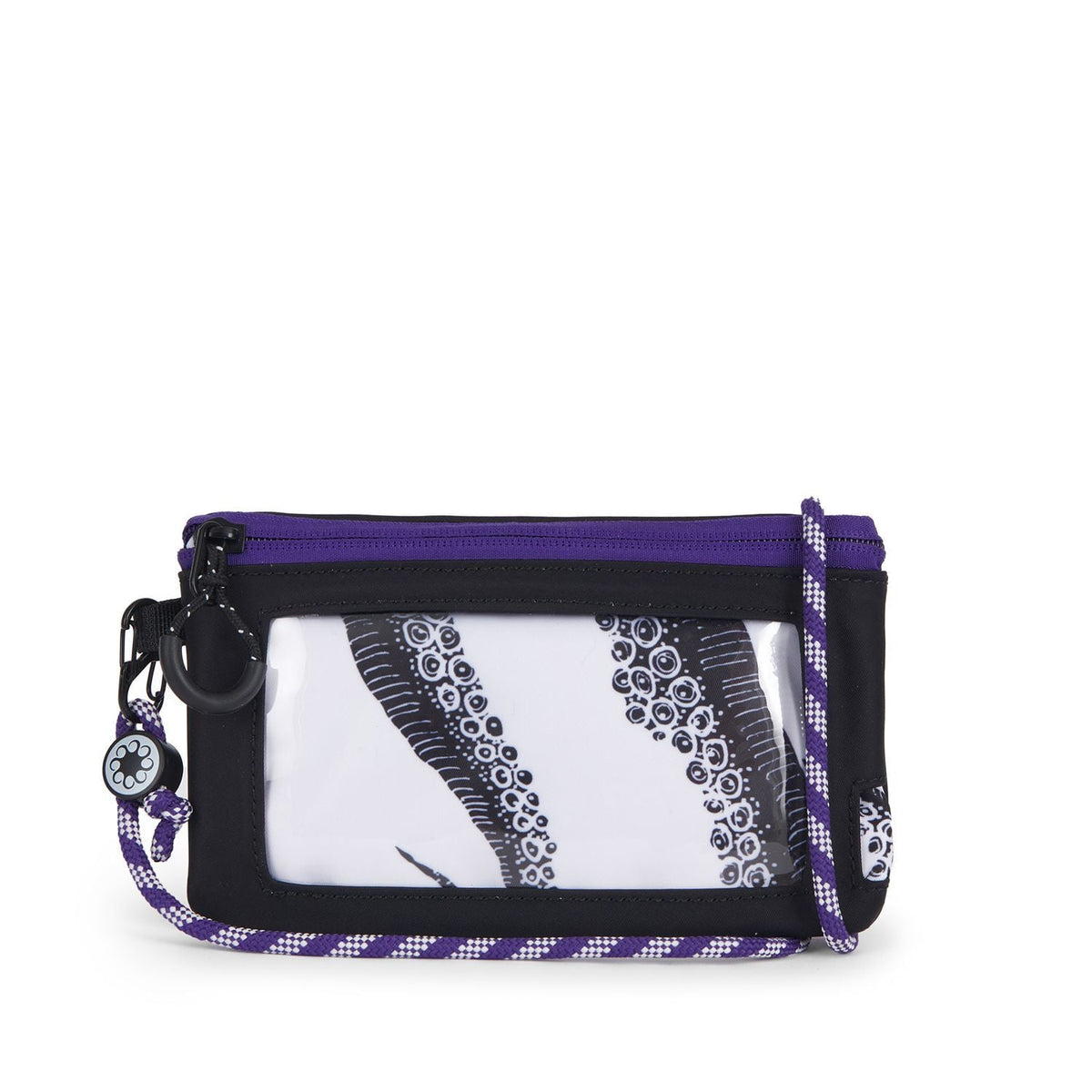 OCTOPUS SHOULDER POUCH BLACK