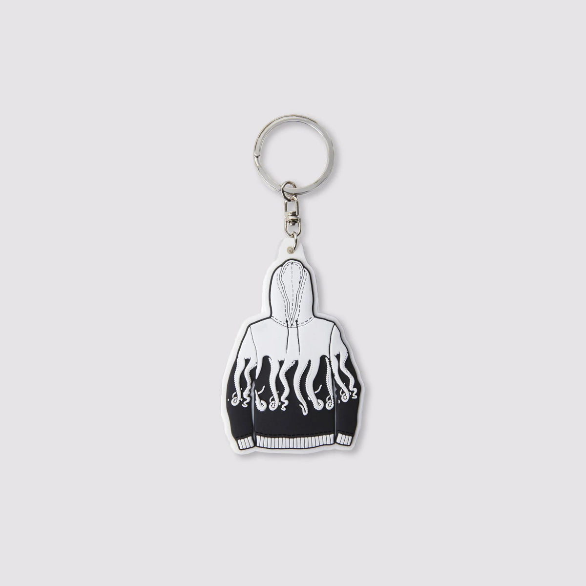 OCTOPUS HOODIE ORIGINAL KEYCHAIN BLACK WHITE