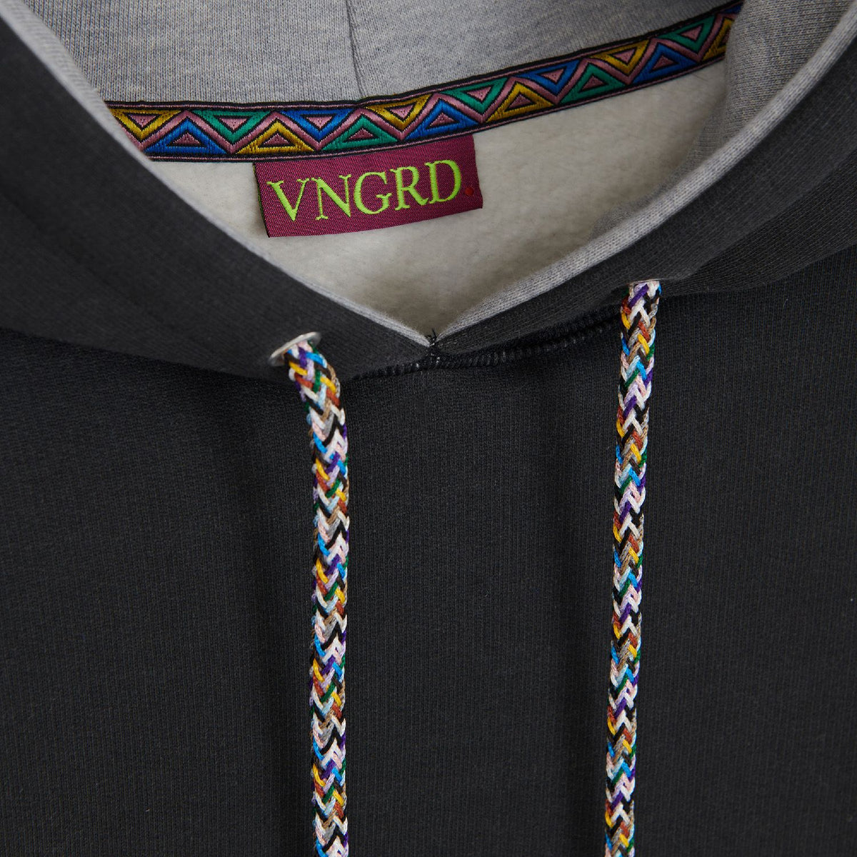 VNGRD OG OCTOPUS HOODIE BLACK MELANGE