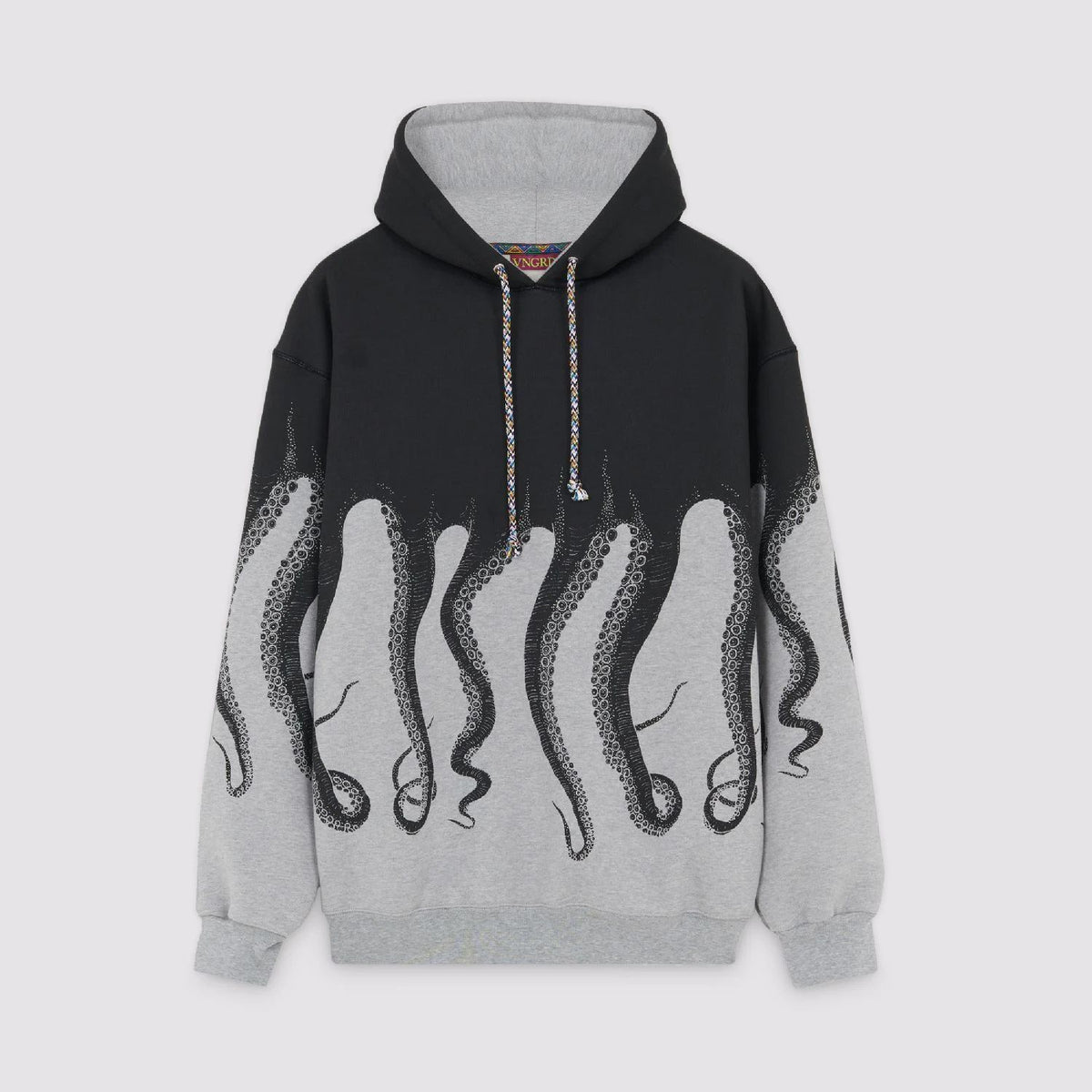 VNGRD OG OCTOPUS HOODIE BLACK MELANGE