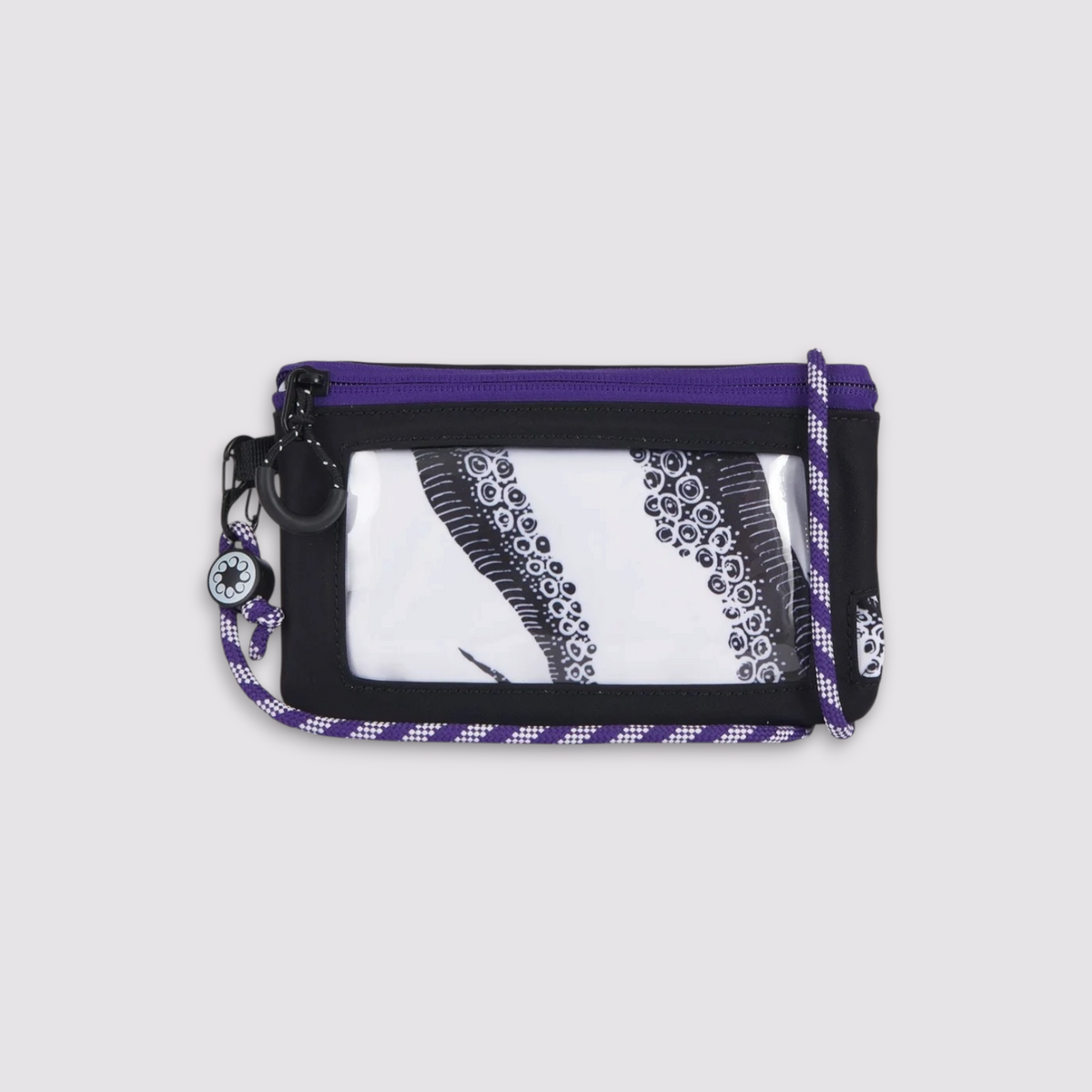 OCTOPUS SHOULDER POUCH BLACK