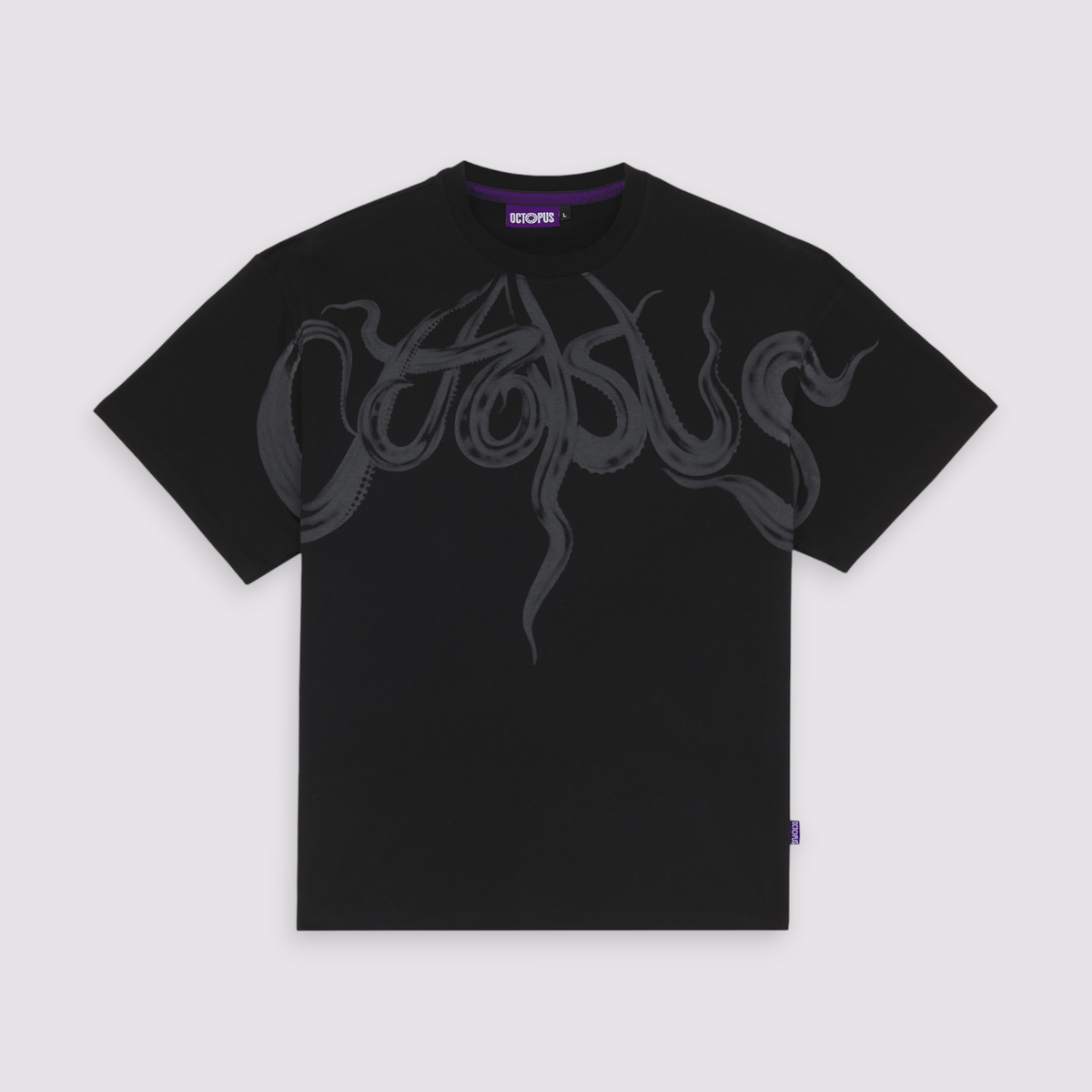 KRAKEN AIRBRUSH TEE BLACK